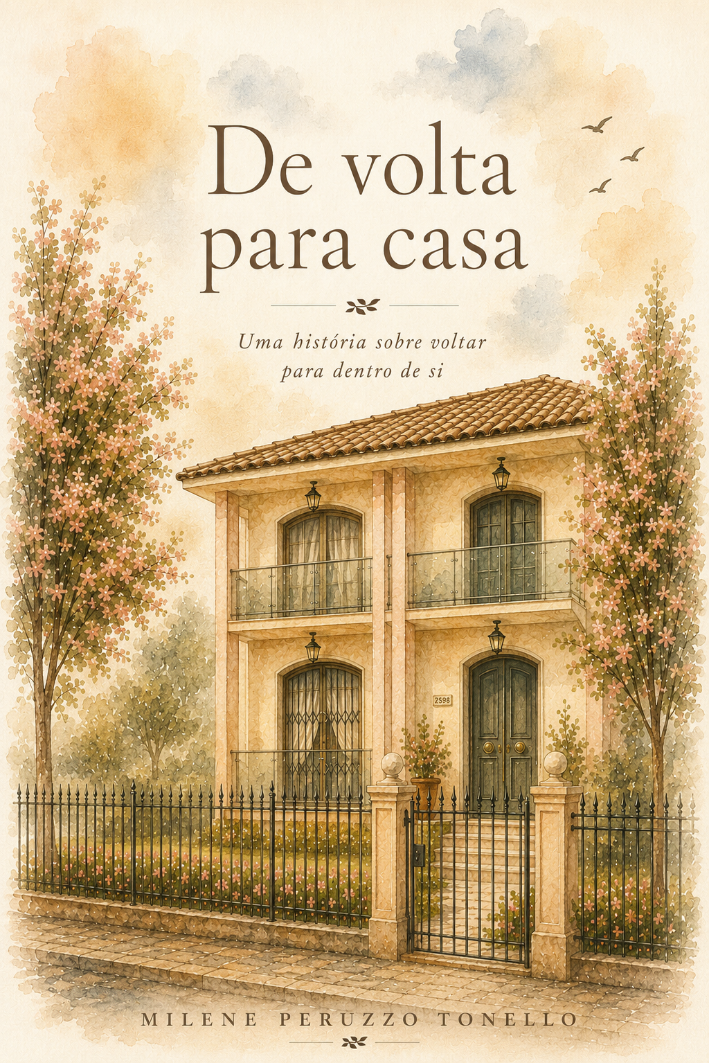 Capa do livro De volta para casa, de Milene Peruzzo Tonello